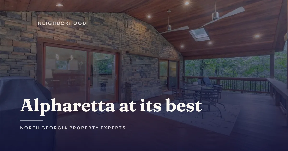 Best Neighborhoods In Alpharetta GA