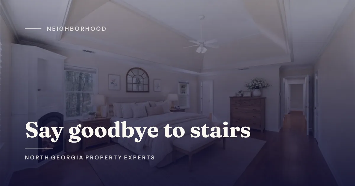 One-Story Homes Near Lake Lanier: Low-Maintenance Living