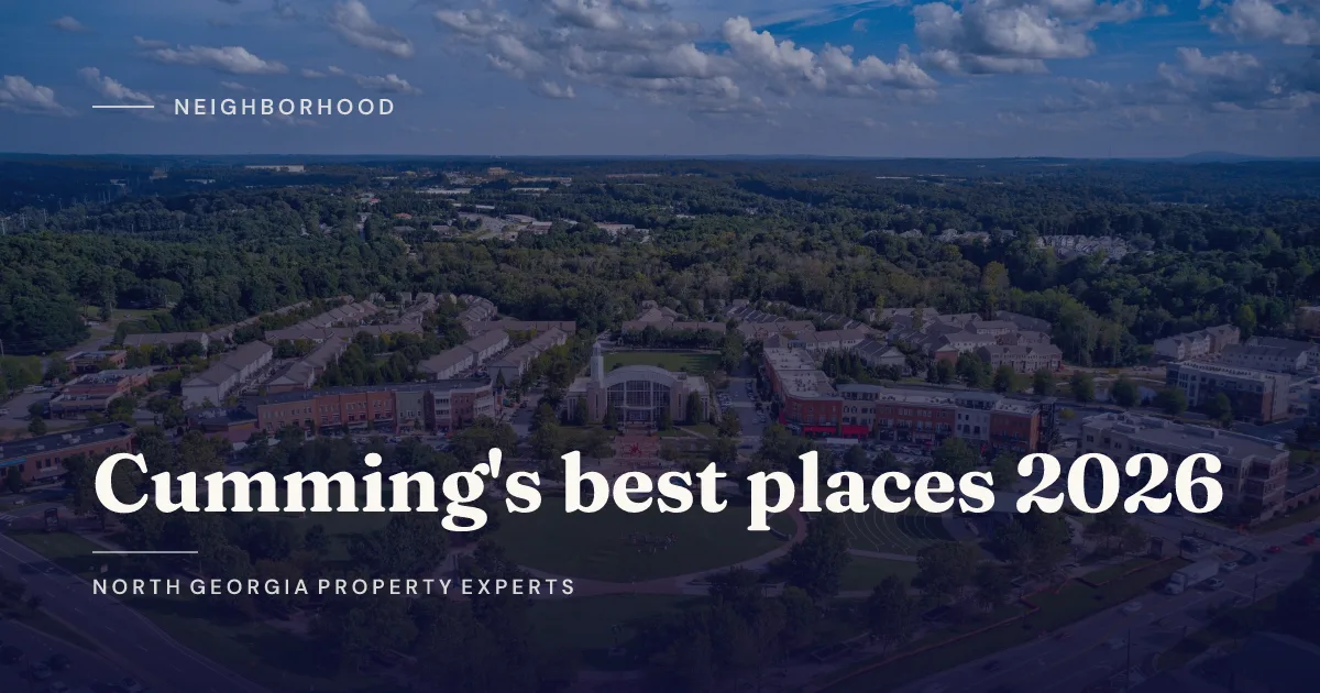 Top Neighborhoods in Cumming, GA for 2026